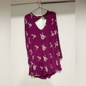 Free People Purple Floral Dress
